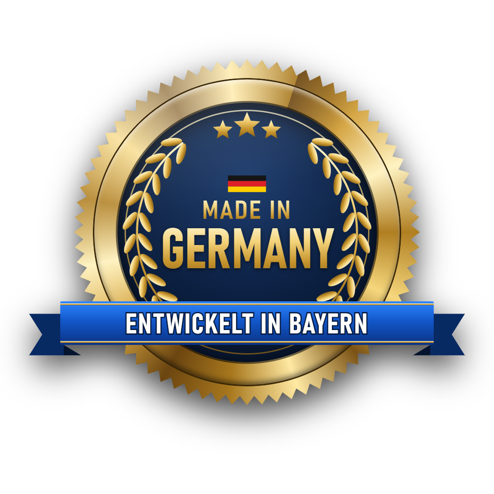 Made in Germany. Entwickelt in Bayern.